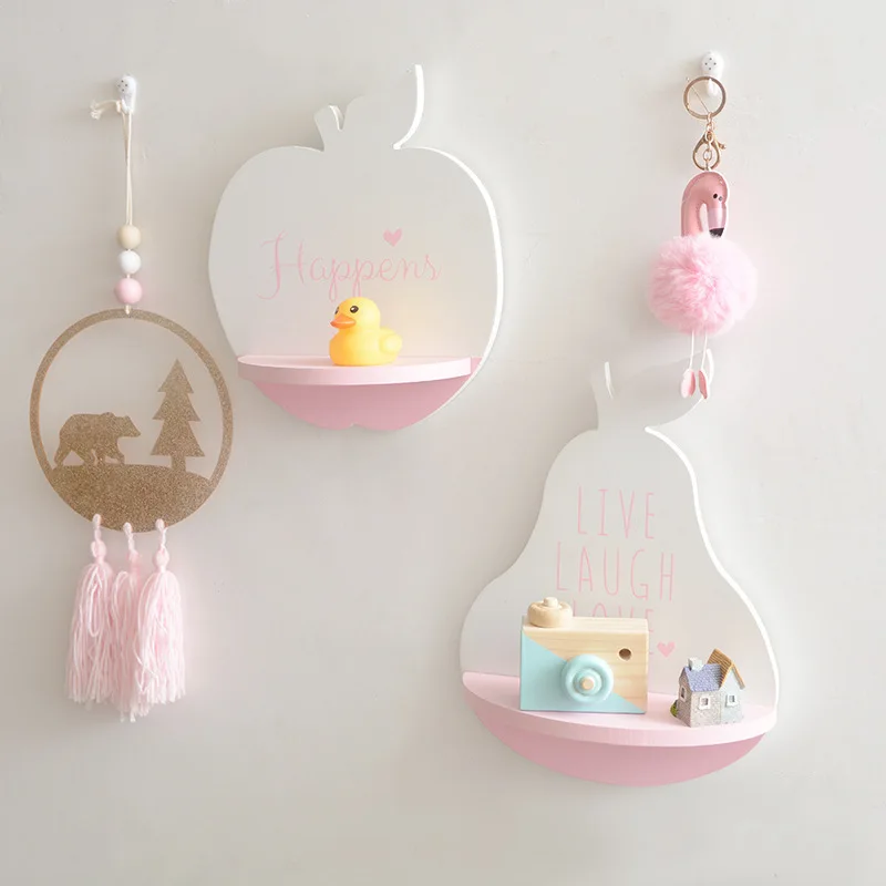 Cute Creative Apple Pear Shape Shelf With Hook Lovely Home Decoration Storage Board Wall Decor For Living Room Kids Room
Cute Creative Apple Pear Shape Shelf With Hook Lovely Home Decoration Storage Board Wall Decor For Living Room Kids Room