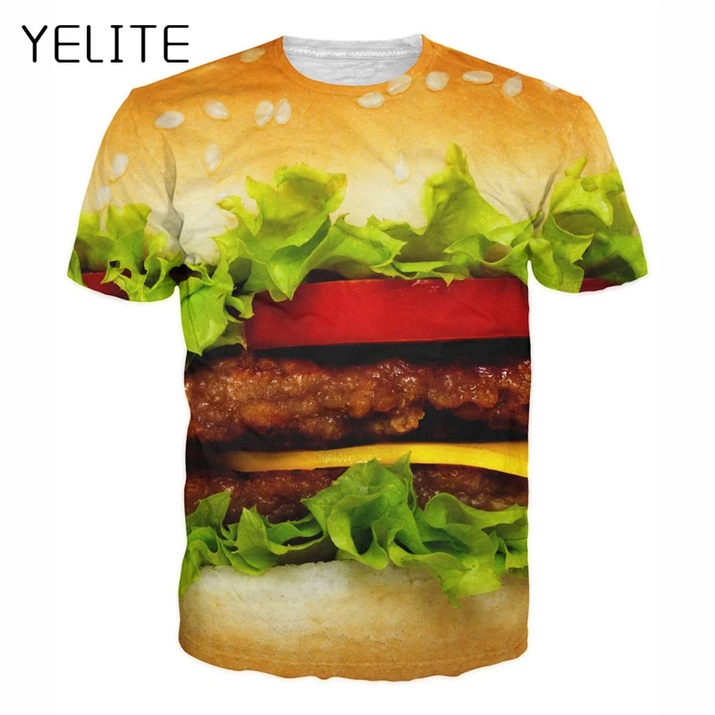 YELITE 2019 Men Fashion Food Hamburger Pizza Corn Ice Cream 3D T shirt tshirt Short Sleeve Round Neck Slim casual T-shirt hot
YELITE 2019 Men Fashion Food Hamburger Pizza Corn Ice Cream 3D T shirt tshirt Short Sleeve Round Neck Slim casual T-shirt hot