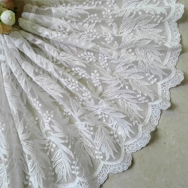 Lastest White Tulle Mesh Dubai Lace Fabrics Wedding Dress Neckline Collar Lace Applique For DIY Clothes Sewing Material Supplies
Lastest White Tulle Mesh Dubai Lace Fabrics Wedding Dress Neckline Collar Lace Applique For DIY Clothes Sewing Material Supplies