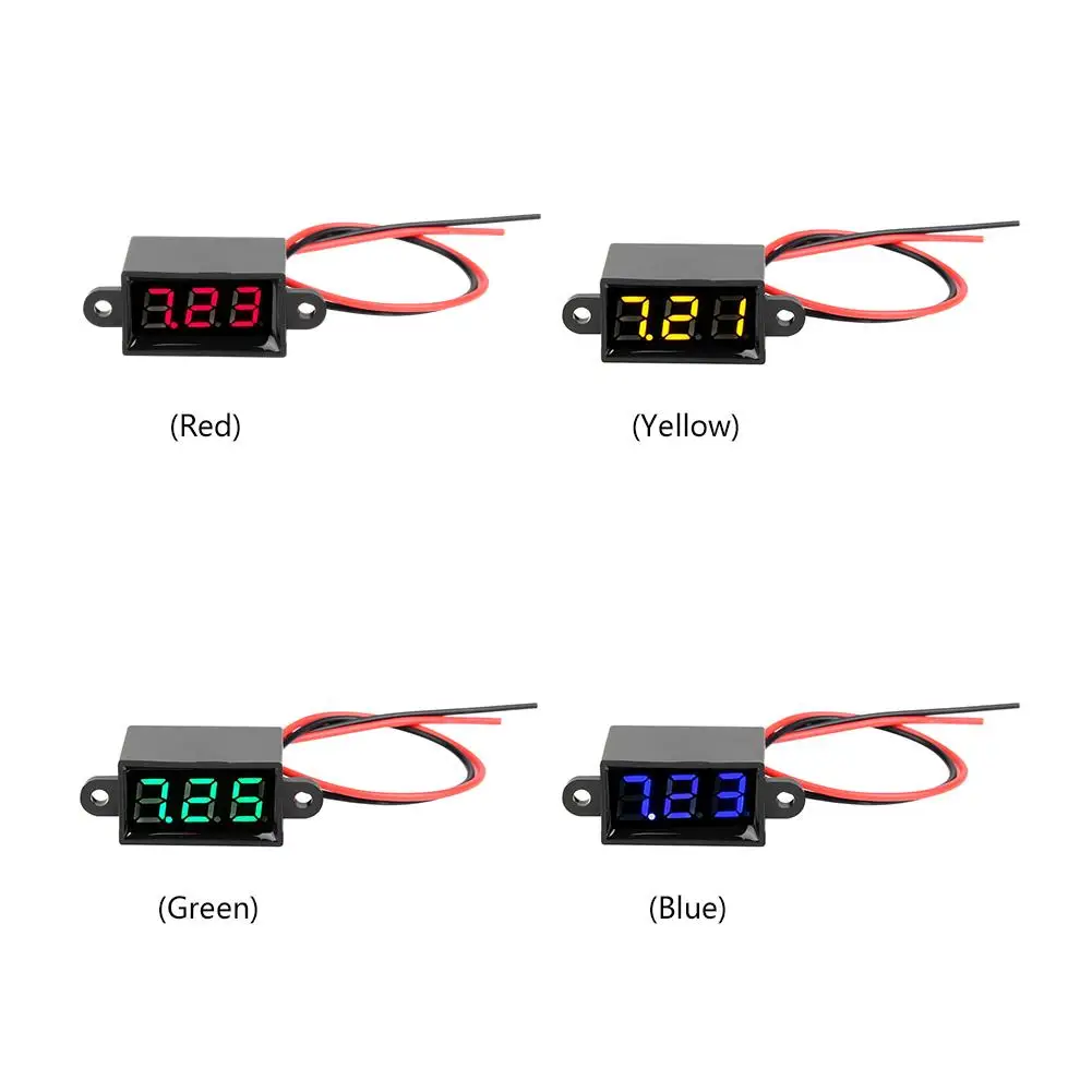 Digital Voltmeter 0.28inch Two Wire DC 3.0-30V LED Display Voltage Meter Waterproof
Digital Voltmeter 0.28inch Two Wire DC 3.0-30V LED Display Voltage Meter Waterproof