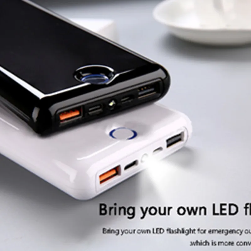 20000mAh Power Bank USB-C QC 3.0 Portable Charger Dual USB 20000 MAh Powerbank External Battery Pack
20000mAh Power Bank USB-C QC 3.0 Portable Charger Dual USB 20000 MAh Powerbank External Battery Pack