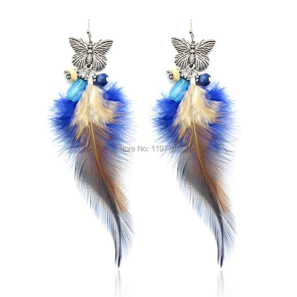 Fashion Feather Long Earrings Butterfly Drop Dream Catcher Earrings Bohemia Ethnic Statement Fringe Dangle Jewelry For Women
Fashion Feather Long Earrings Butterfly Drop Dream Catcher Earrings Bohemia Ethnic Statement Fringe Dangle Jewelry For Women