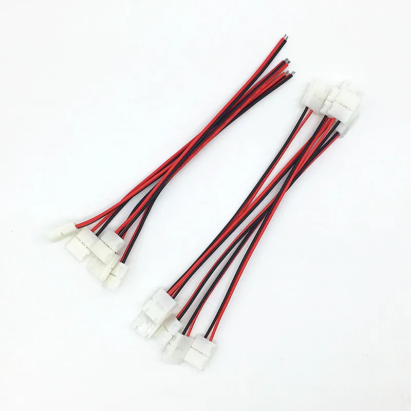 5pcs/lot LED Strip Connector 2pin 10mm 8mm Two End One End With Wire Free Welding Connector No Need Soldering
5pcs/lot LED Strip Connector 2pin 10mm 8mm Two End One End With Wire Free Welding Connector No Need Soldering