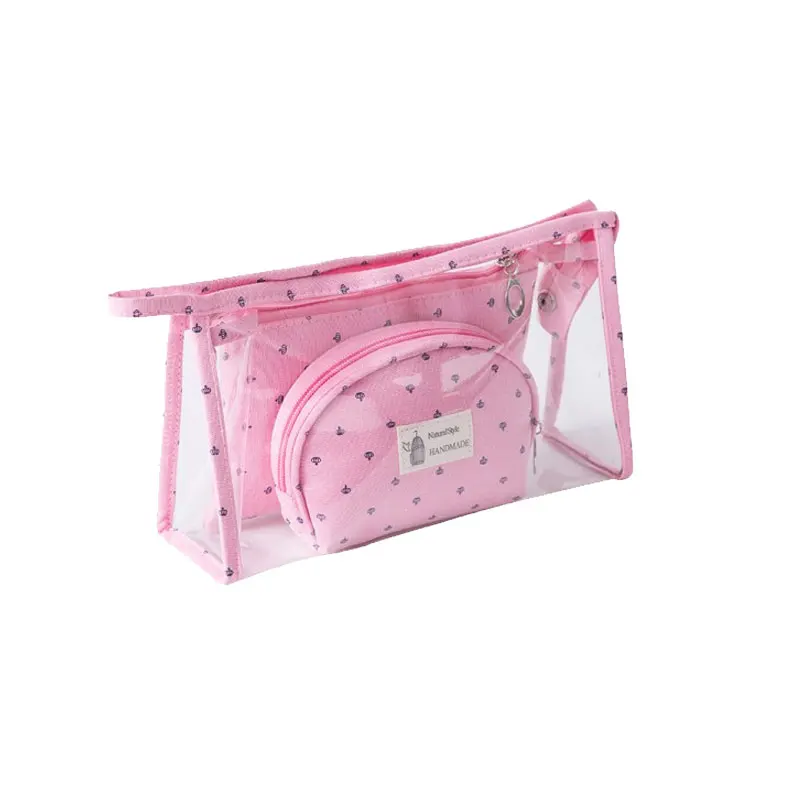 3 pcs/set Cosmetic Bags Small Beauty Case Transparent Make Up Bag Professional Makeup Case Women Fashion Necessaire
3 pcs/set Cosmetic Bags Small Beauty Case Transparent Make Up Bag Professional Makeup Case Women Fashion Necessaire
