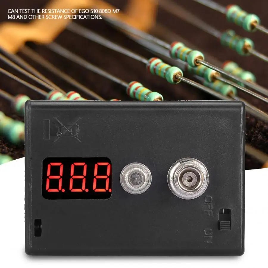 Resistance Tester Ohm Reader Voltage Tester Resistance Ohmmeter for M7 M8 Screw with Charging Function Resistance Tester
Resistance Tester Ohm Reader Voltage Tester Resistance Ohmmeter for M7 M8 Screw with Charging Function Resistance Tester