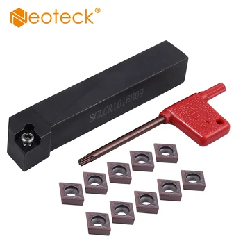 Neoteck Turning Tool Holder CCMT09T304 Carbide Inserts SCLCR1616H09 Lathe Turning Tool Cutter Holder Inserts Blades Wrench
Neoteck Turning Tool Holder CCMT09T304 Carbide Inserts SCLCR1616H09 Lathe Turning Tool Cutter Holder Inserts Blades Wrench