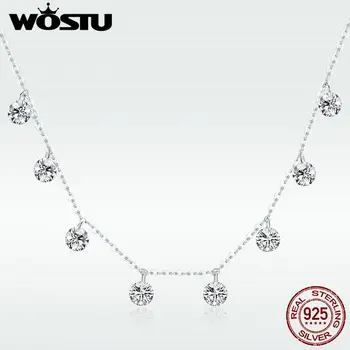 WOSTU High Quantity 925 Sterling Silver Sparkling CZ Chokers Necklace For Women Hot Authentic Jewelry Christmas Gift DXN299
WOSTU High Quantity 925 Sterling Silver Sparkling CZ Chokers Necklace For Women Hot Authentic Jewelry Christmas Gift DXN299