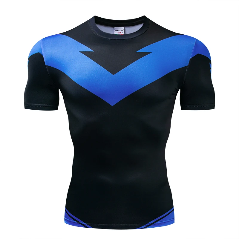 New Nightwing Short Sleeve Compression Shirts Thanos 3D Printed T shirts Men 2018 Summer NEW Crossfit Top For Male Fitness Cloth
New Nightwing Short Sleeve Compression Shirts Thanos 3D Printed T shirts Men 2018 Summer NEW Crossfit Top For Male Fitness Cloth