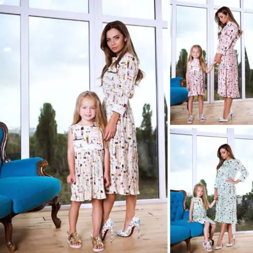 2019 Summer Mother Daughter Family Matching Dress Womens Kids Girls Floral Beachwear Dresses
2019 Summer Mother Daughter Family Matching Dress Womens Kids Girls Floral Beachwear Dresses