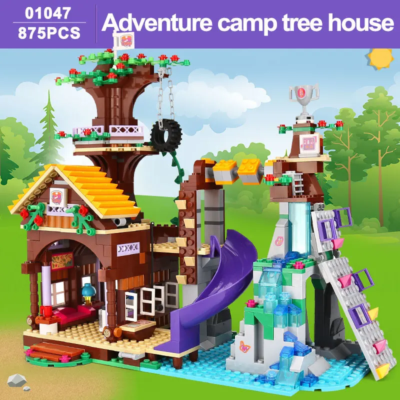 Tree House Good Model Building Blocks Girls Friends Series The Adventure Camp Brick Compatible Legoinglys Toys For Child WJ023
Tree House Good Model Building Blocks Girls Friends Series The Adventure Camp Brick Compatible Legoinglys Toys For Child WJ023