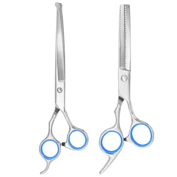 UEETEK 2pcs Sharp and Strong Stainless Steel Blade Dog Cat Grooming Scissors Pet Grooming Kit for dog cat pet
UEETEK 2pcs Sharp and Strong Stainless Steel Blade Dog Cat Grooming Scissors Pet Grooming Kit for dog cat pet