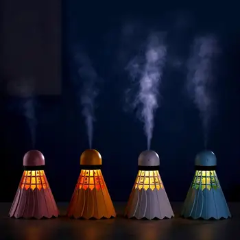 Mini USB DC5V Ultrasonic Humidifier Air Diffuser Mist Maker with LED Night Light Badminton Humidifier for Home Office Car Use 
Mini USB DC5V Ultrasonic Humidifier Air Diffuser Mist Maker with LED Night Light Badminton Humidifier for Home Office Car Use