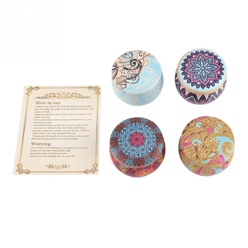 4pcs/Set Eco-Friendly Natural Soy Wax Portable Travel Tin Scented Candle for Stress Relief
4pcs/Set Eco-Friendly Natural Soy Wax Portable Travel Tin Scented Candle for Stress Relief