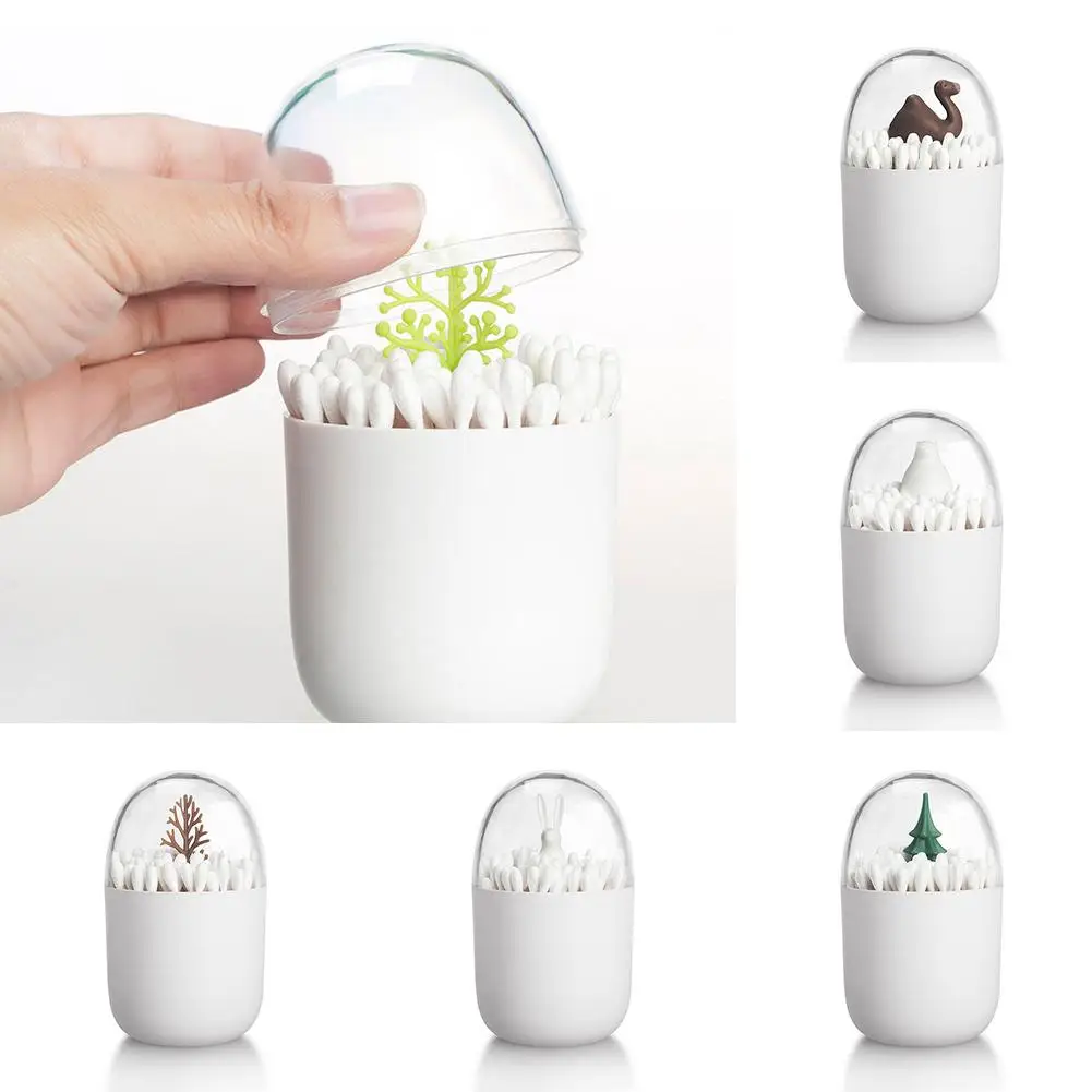 Toothpick Storage Box Tree Camel Rabbit Cotton Table Decorate Transparent Swab Holder Toothpicks Storage Organizer Anti-dust Box
Toothpick Storage Box Tree Camel Rabbit Cotton Table Decorate Transparent Swab Holder Toothpicks Storage Organizer Anti-dust Box