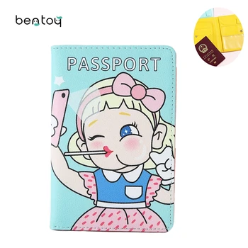 Bentoy Cartoon Leather Passport Wallet For Women Travel Accessories PU Clutch Travel Wallet Ladies Passport Cover Card Holders
Bentoy Cartoon Leather Passport Wallet For Women Travel Accessories PU Clutch Travel Wallet Ladies Passport Cover Card Holders
