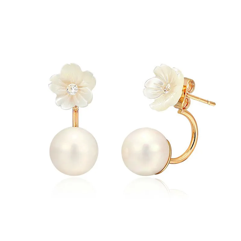 Double Side White Sell Daisy Flower Stud Earrings For Women Girl Front and Back Ear Jacket Faux Pearl Jewelry Bijoux Aros Aretes
Double Side White Sell Daisy Flower Stud Earrings For Women Girl Front and Back Ear Jacket Faux Pearl Jewelry Bijoux Aros Aretes