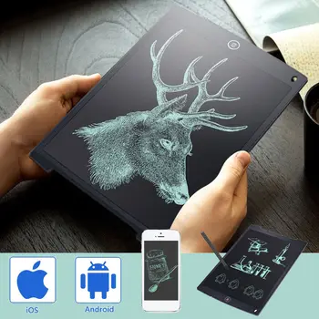 12" Electronic Digital Tablet LCD Handwriting Pad Tablet Drawing Graphics Painting Board Portable Notepad with Pen Black
12" Electronic Digital Tablet LCD Handwriting Pad Tablet Drawing Graphics Painting Board Portable Notepad with Pen Black