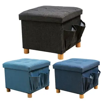 Denim Fabric Solid Wood Storage Box Four Footstool Sided Bag Change Shoe Changing Storage Case Waterproof Dressing Table Stool
Denim Fabric Solid Wood Storage Box Four Footstool Sided Bag Change Shoe Changing Storage Case Waterproof Dressing Table Stool