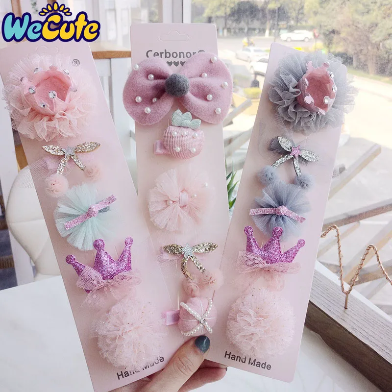Wecute Children's Princess Hair Accessories Korean Version of Handmade Pearl Bow Lace Three-Dimensional Crown Baby Hairpin
Wecute Children's Princess Hair Accessories Korean Version of Handmade Pearl Bow Lace Three-Dimensional Crown Baby Hairpin