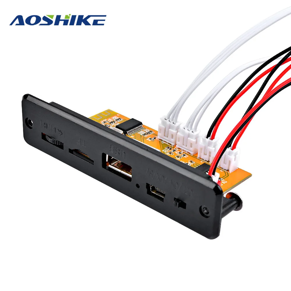 AOSHIKE MP3 Decoder Board 5V Wireless Bluetooth 5.0 Audio Power Amplifier MP3 Player Car Audio USB TF FM Radio
AOSHIKE MP3 Decoder Board 5V Wireless Bluetooth 5.0 Audio Power Amplifier MP3 Player Car Audio USB TF FM Radio
