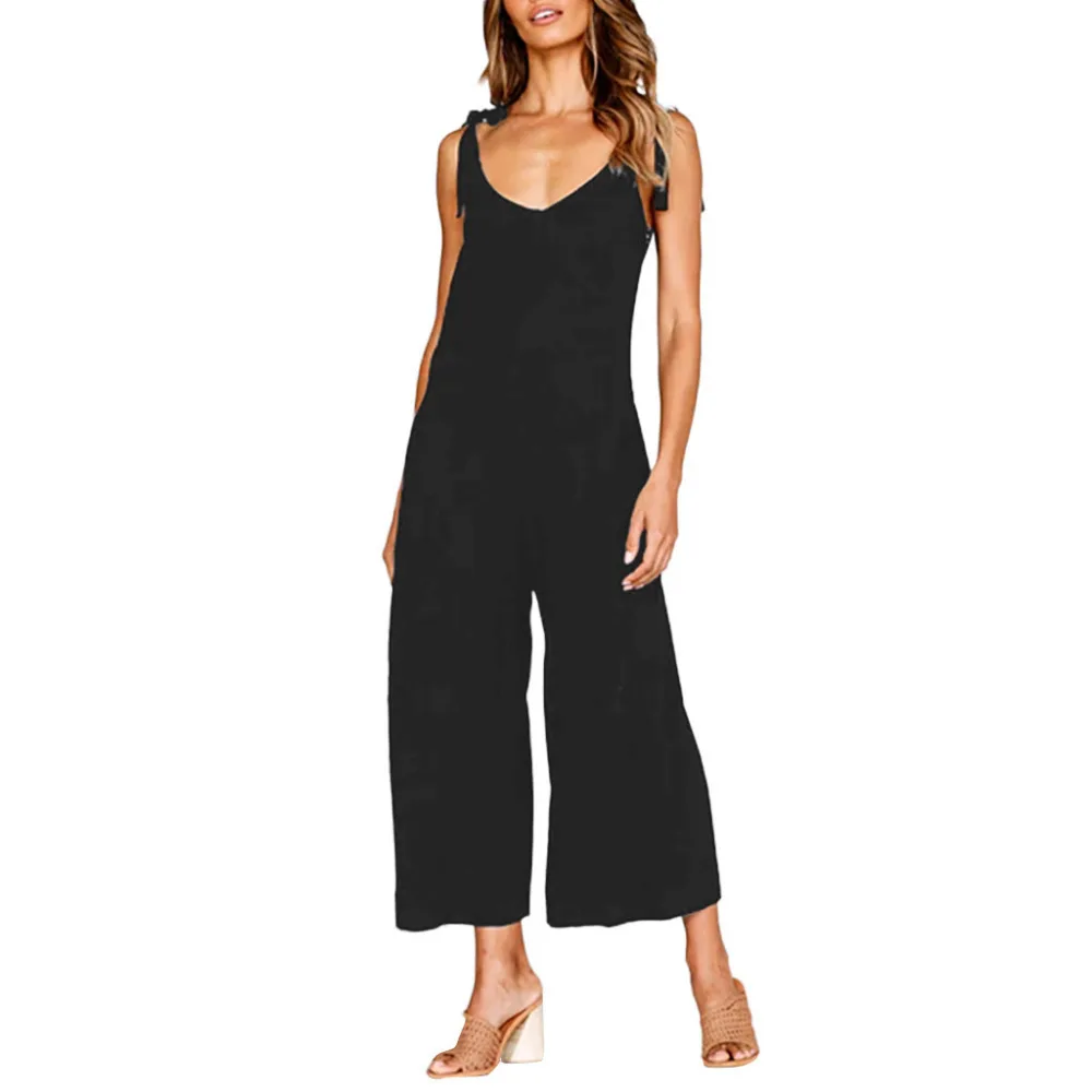 QIANYUWER Jumpsuit off-the-shoulder backless sexy women's holiday personality mini summer beach bow sling sexy loose jumpsuit
QIANYUWER Jumpsuit off-the-shoulder backless sexy women's holiday personality mini summer beach bow sling sexy loose jumpsuit