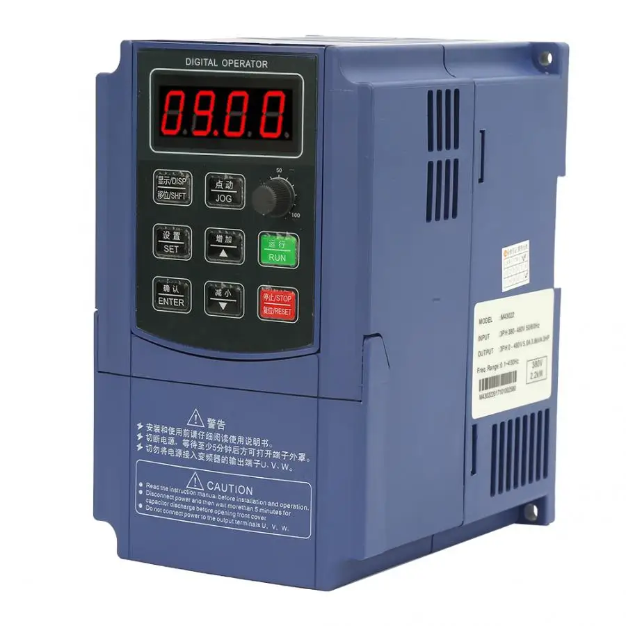 380V 2.2KW Three Phase Input Three Phase Output Frequency Converter VFD micro inversor solar New Arrival
380V 2.2KW Three Phase Input Three Phase Output Frequency Converter VFD micro inversor solar New Arrival