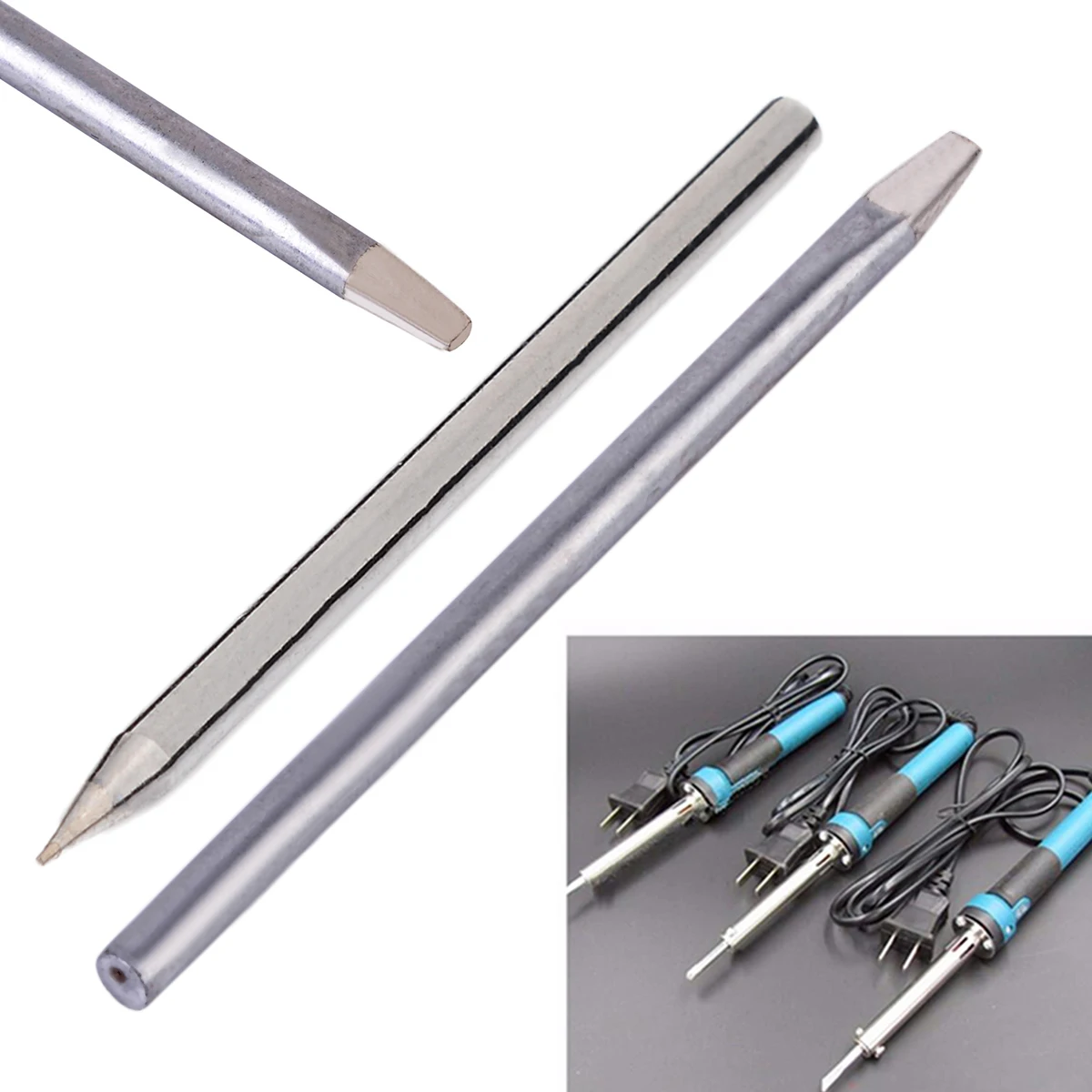 1pcs 30W Replaceable Soldering Iron Tips Solder Tip Head Lead-free Iron Tip for Rework Station Tool
1pcs 30W Replaceable Soldering Iron Tips Solder Tip Head Lead-free Iron Tip for Rework Station Tool
