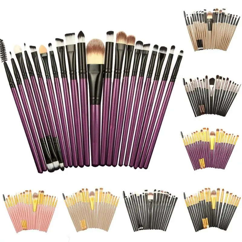 20Pcs Professional Cosmetic Makeup Brushes Set Blush Powder Foundation Eyeshadow Eyeliner Cosmetic Brushes Maquiage
20Pcs Professional Cosmetic Makeup Brushes Set Blush Powder Foundation Eyeshadow Eyeliner Cosmetic Brushes Maquiage