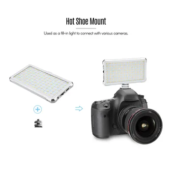 F12 Mini LED Video Light Lam 3200-5600K Brightness 5%-100% CRI 96+ with Mount Adapter for Video Recording Professional Studio
F12 Mini LED Video Light Lam 3200-5600K Brightness 5%-100% CRI 96+ with Mount Adapter for Video Recording Professional Studio