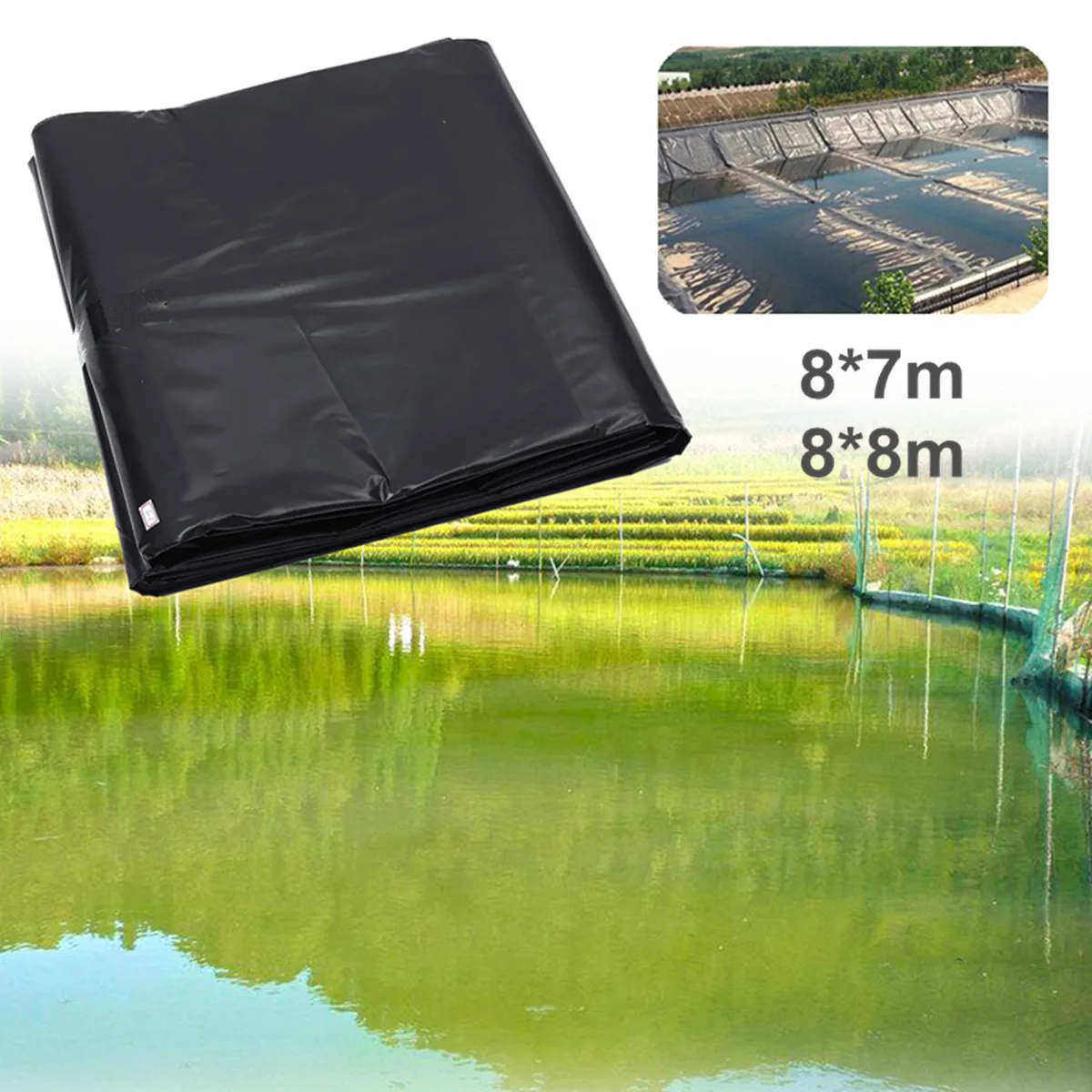 2Size 0.5mm Thicknes HDPE Fish Pond Liner Garden Pool Reinforced Heavy Duty Professional Landscaping Pool Waterproof Liner Cloth
2Size 0.5mm Thicknes HDPE Fish Pond Liner Garden Pool Reinforced Heavy Duty Professional Landscaping Pool Waterproof Liner Cloth