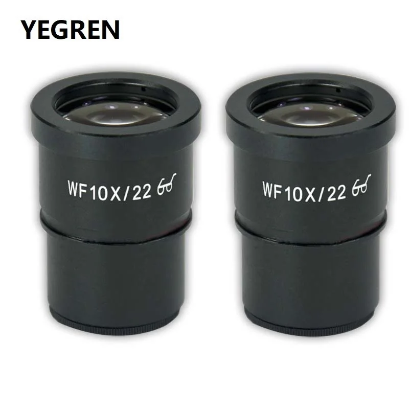 Pair WF10X Eyepiece Wide Field High Eye-point Optical Ocular Lens for Stereo Microscope Field of View 20mm or 22mm 10X
Pair WF10X Eyepiece Wide Field High Eye-point Optical Ocular Lens for Stereo Microscope Field of View 20mm or 22mm 10X
