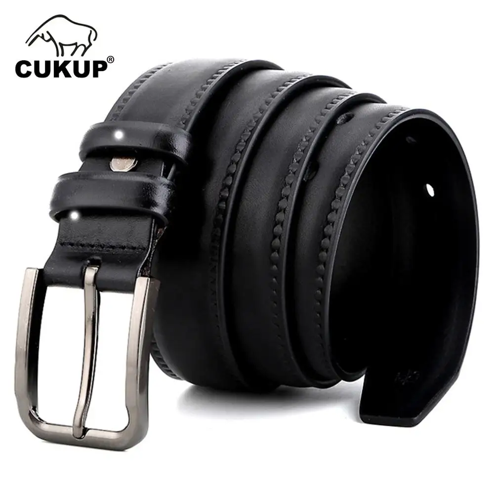 CUKUP New Mens Retro Styles Accessories Top Quality Pure Cow Genuine Leather Seams Belts Pin Buckle Metal Belt for Male NCK692
CUKUP New Mens Retro Styles Accessories Top Quality Pure Cow Genuine Leather Seams Belts Pin Buckle Metal Belt for Male NCK692
