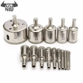 DANIU 15Pcs/set 3mm-50mm Diamond Coated Drill Bits Hole Saw Cutter Tools for Glass Marble Granite Tool Alloy Steel Power Tool 
DANIU 15Pcs/set 3mm-50mm Diamond Coated Drill Bits Hole Saw Cutter Tools for Glass Marble Granite Tool Alloy Steel Power Tool