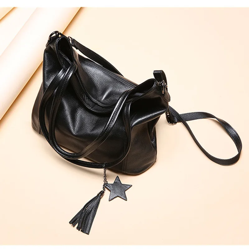 Genuine Leather Tote Bag Women Black Shoulder Bags Casual Totes Luxury Handbag Women's Bags Designer Cow Leather Bag For Girls
Genuine Leather Tote Bag Women Black Shoulder Bags Casual Totes Luxury Handbag Women's Bags Designer Cow Leather Bag For Girls
