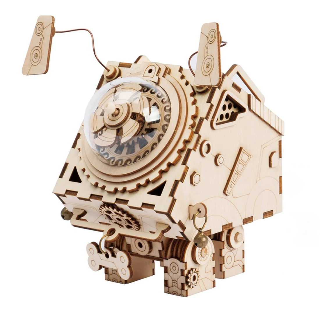 3D DIY Assembled Wooden Painting Steampunk Music Box Steam Model Building Kits Toys Gift For Children
3D DIY Assembled Wooden Painting Steampunk Music Box Steam Model Building Kits Toys Gift For Children