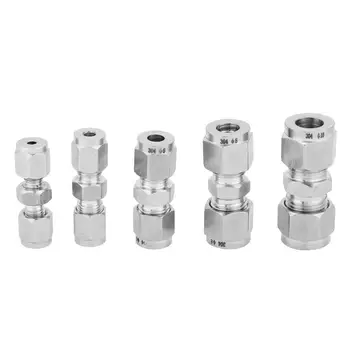 1pc 304 Stainless Steel Compression Tube Fitting Double Ferrule Tube Equal Straight Adapter
1pc 304 Stainless Steel Compression Tube Fitting Double Ferrule Tube Equal Straight Adapter