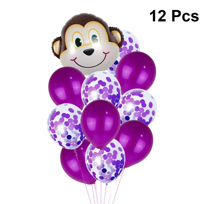 12pcs Cute Animal Head Aluminium Foil Balloon Set Decorative Cartoon Balloons Party Supplies For Kids(Monkey)
12pcs Cute Animal Head Aluminium Foil Balloon Set Decorative Cartoon Balloons Party Supplies For Kids(Monkey)