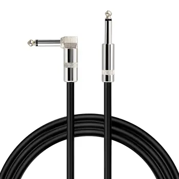 FSTE-Instrument Guitar Cable Jack-Jack Elbow Mono 1/4 Inch (6.35mm) Male to Male for Electric Guitar Bass Electronic Keyboard
FSTE-Instrument Guitar Cable Jack-Jack Elbow Mono 1/4 Inch (6.35mm) Male to Male for Electric Guitar Bass Electronic Keyboard