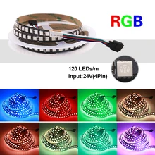 5050 LED Strip Light 5m 24V DC 120LED/M 600 Piexl Flexible LED Tape Lights White/Black Board No Waterproof Warm White/White/RGB
5050 LED Strip Light 5m 24V DC 120LED/M 600 Piexl Flexible LED Tape Lights White/Black Board No Waterproof Warm White/White/RGB