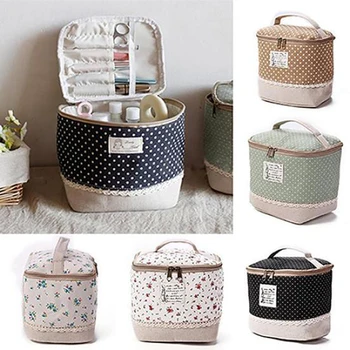Multi-Function Women's Cosmetic Bag Large Capacity Floral/Dot Makeup Bag Travel Toiletry Storage Organizer Beauty Case Lunch Box
Multi-Function Women's Cosmetic Bag Large Capacity Floral/Dot Makeup Bag Travel Toiletry Storage Organizer Beauty Case Lunch Box