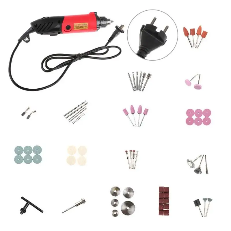 Electric Drill 240W Rotary Tools Variable Speed Grinder Polishing Grinding Tool w/ Engraving Univrersal 6mm Chuck
Electric Drill 240W Rotary Tools Variable Speed Grinder Polishing Grinding Tool w/ Engraving Univrersal 6mm Chuck