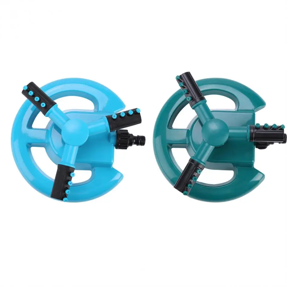 New 360 Degrees Fully 3 Nozzle Circle Rotating Watering Sprinkler Water Durable Rotary Three Arm Water Sprinkler 2019
New 360 Degrees Fully 3 Nozzle Circle Rotating Watering Sprinkler Water Durable Rotary Three Arm Water Sprinkler 2019