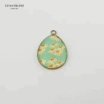 Handmade Jewelry Making Supplies Beads 18X25mm Pendant Chamomile Photo Teardrop Resin Charm For DIY Earring Necklace TD111R 4 
Handmade Jewelry Making Supplies Beads 18X25mm Pendant Chamomile Photo Teardrop Resin Charm For DIY Earring Necklace TD111R 4