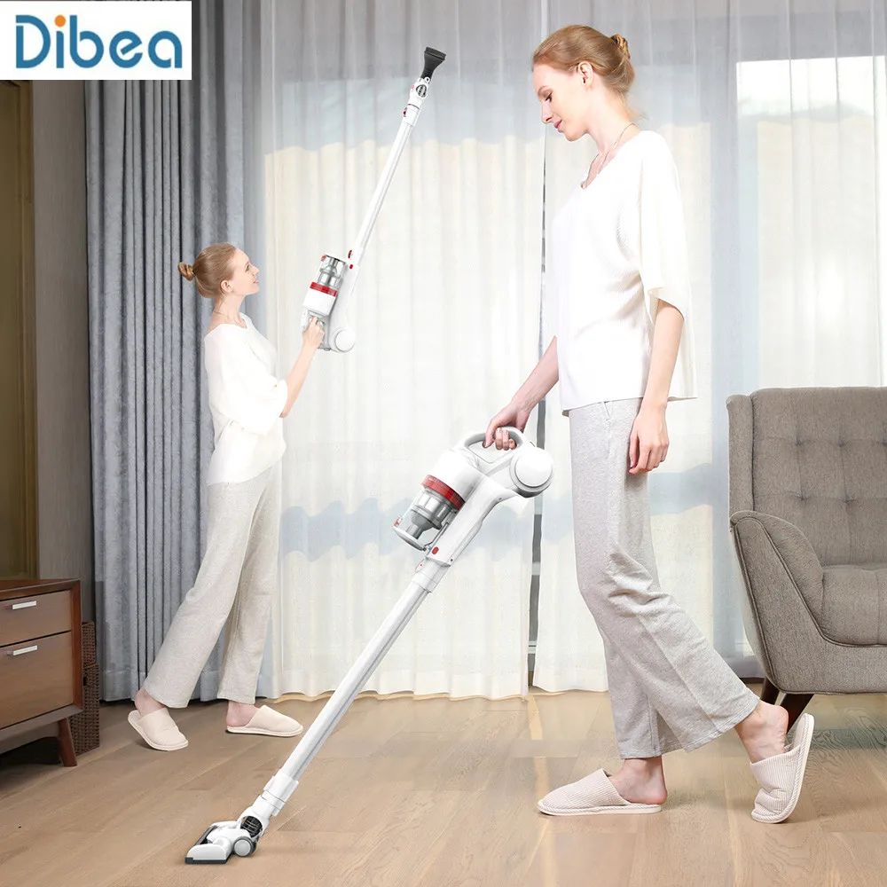 Dibea DW200 2-In-1 Cordless Handheld Stick Vacuum Cleaner Vertical Cyclone Two Speed Control Dust Collector Aspirator
Dibea DW200 2-In-1 Cordless Handheld Stick Vacuum Cleaner Vertical Cyclone Two Speed Control Dust Collector Aspirator