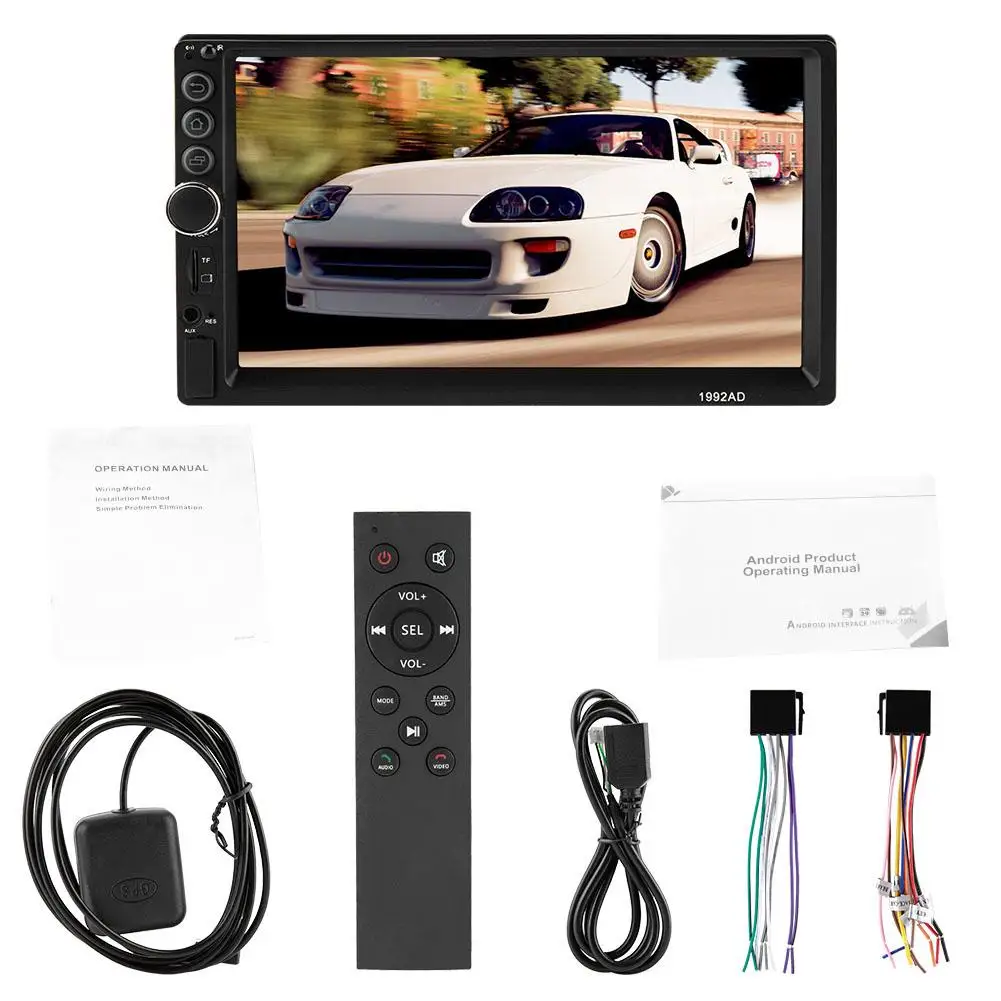 7 inch HD MP5-1992 Radio WiFi Bluetooth MP4 Player GPS Touch Screen Multimedia for Car
7 inch HD MP5-1992 Radio WiFi Bluetooth MP4 Player GPS Touch Screen Multimedia for Car