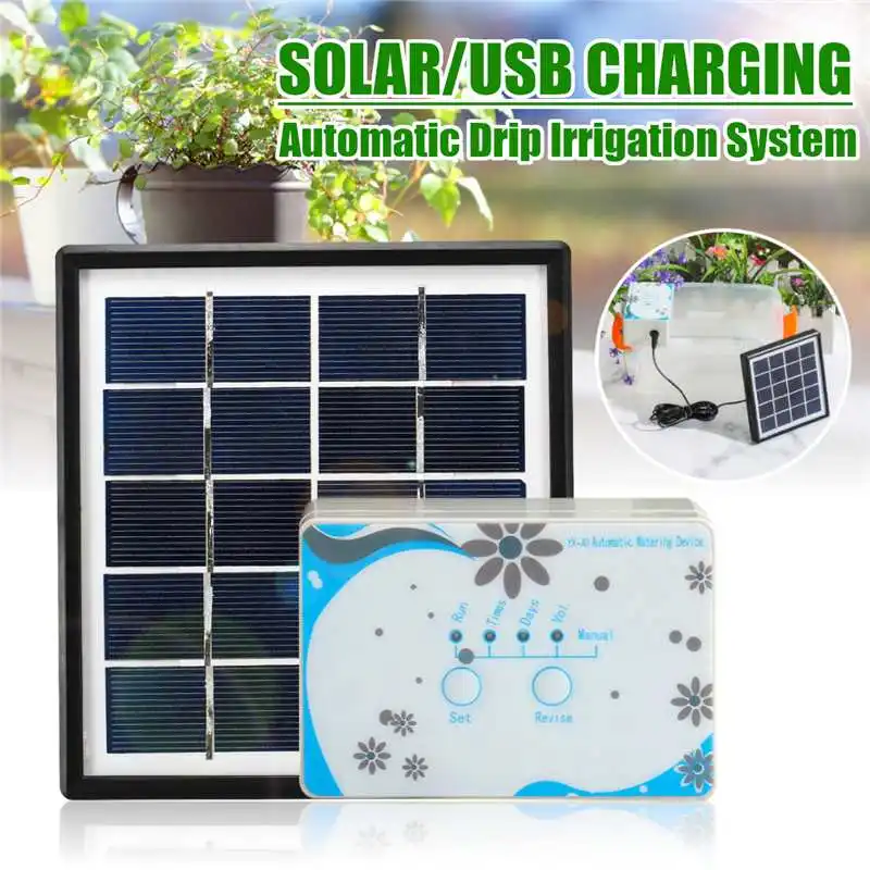 Hot Automatic Watering Device Solar energy charging Intelligent Watering Device Succulents plant Drip Irrigation Tool Water Pump
Hot Automatic Watering Device Solar energy charging Intelligent Watering Device Succulents plant Drip Irrigation Tool Water Pump