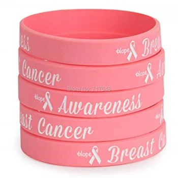 100pcs Breast Cancer Awareness wristband silicone bracelets free shipping by ePacket A
100pcs Breast Cancer Awareness wristband silicone bracelets free shipping by ePacket A