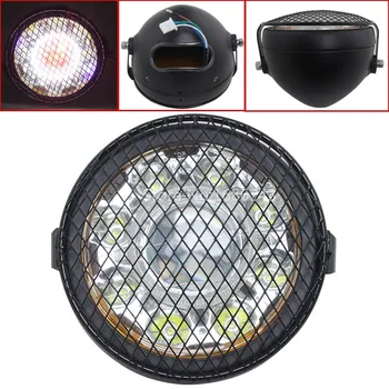 Motorcycle Led Headlight With White Angel Eye + Diamond Grill Cover Cruisers CG High Quality
Motorcycle Led Headlight With White Angel Eye + Diamond Grill Cover Cruisers CG High Quality