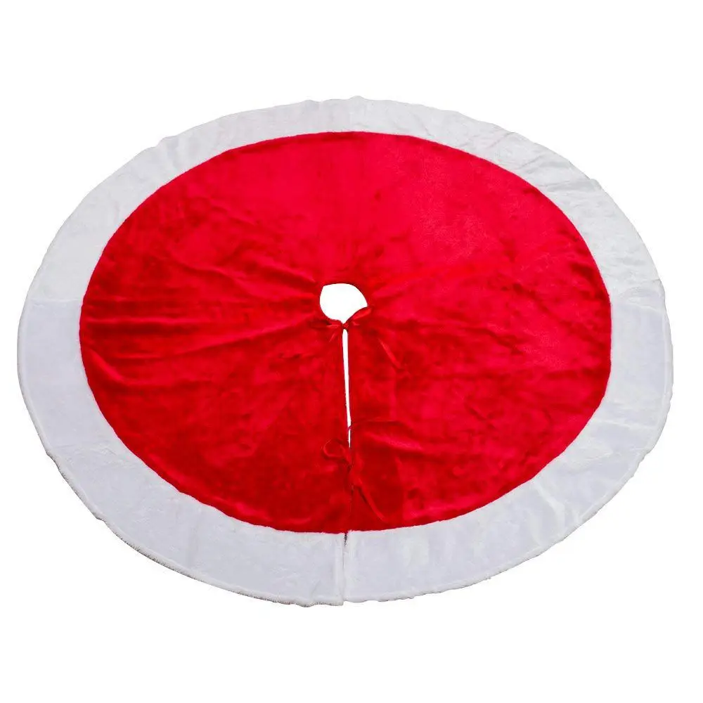 Christmas Tree Skirt 48 inch Round, Large Red Velvet Holiday Christmas Tree Decorations Skirts
Christmas Tree Skirt 48 inch Round, Large Red Velvet Holiday Christmas Tree Decorations Skirts