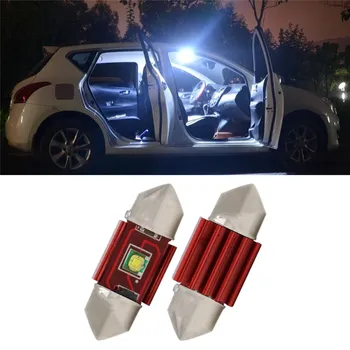 

2PCS Auto Accessories Interior Lighting Universal Festoon-28mm 31mm 36mm 39mm 41mm C5W Map Roof Reading Bulb Car Light Source